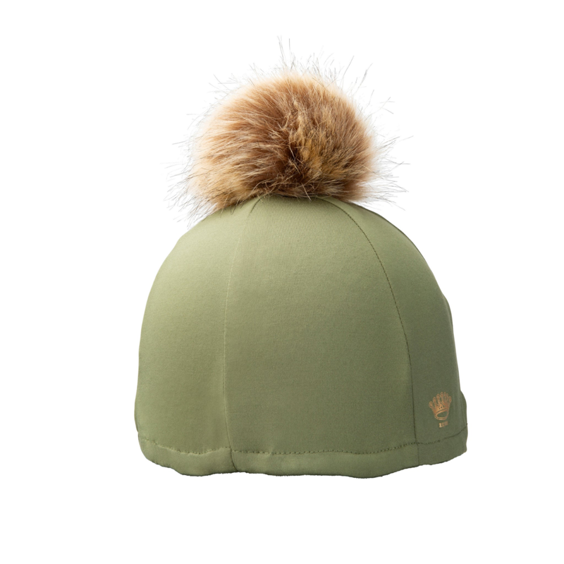 Shires Aubrion Team Hat Silk - Moss-2
