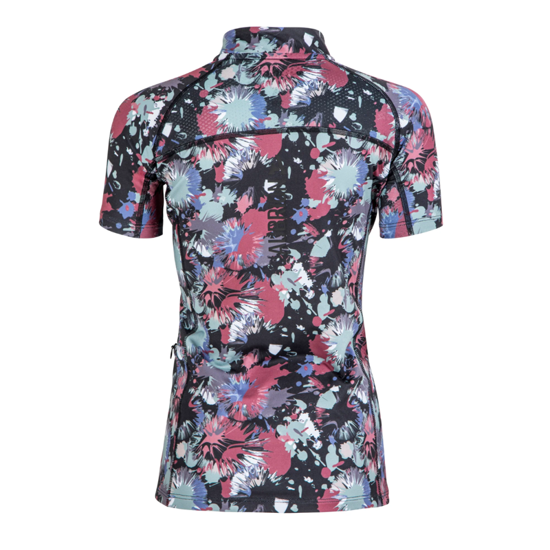 Shires Aubrion React Short Sleeve Base Layer - Young Rider - Abstract-1