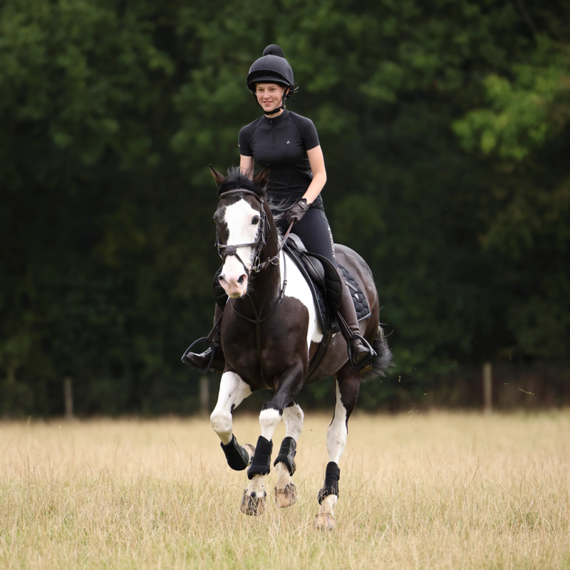 Shires Aubrion React Short Sleeve Base Layer - Young Rider - Shadow-2