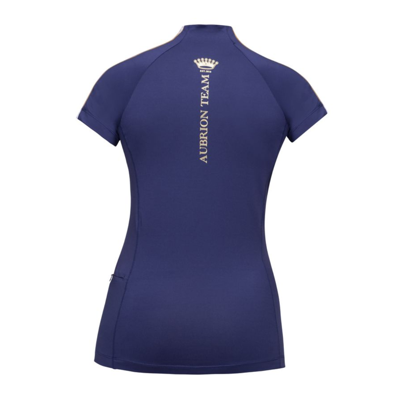 Aubrion Ladies Team Short Sleeve Base Layer - Midnight-1