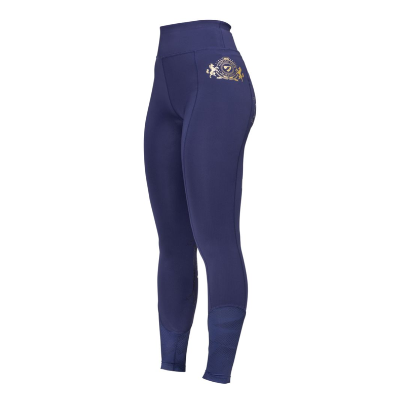 Aubrion Ladies Team Riding Tights - Midnight-2