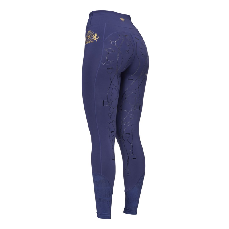 Aubrion Ladies Team Riding Tights - Midnight-3