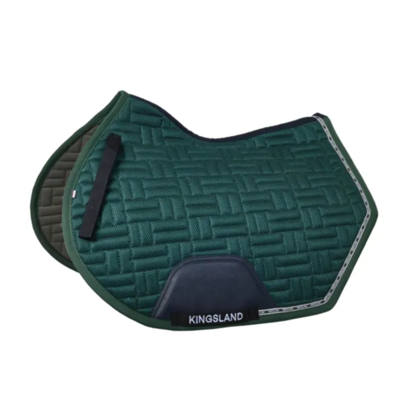 Kingsland KLNora Mesh Jumping Saddlepad - Green June Bug