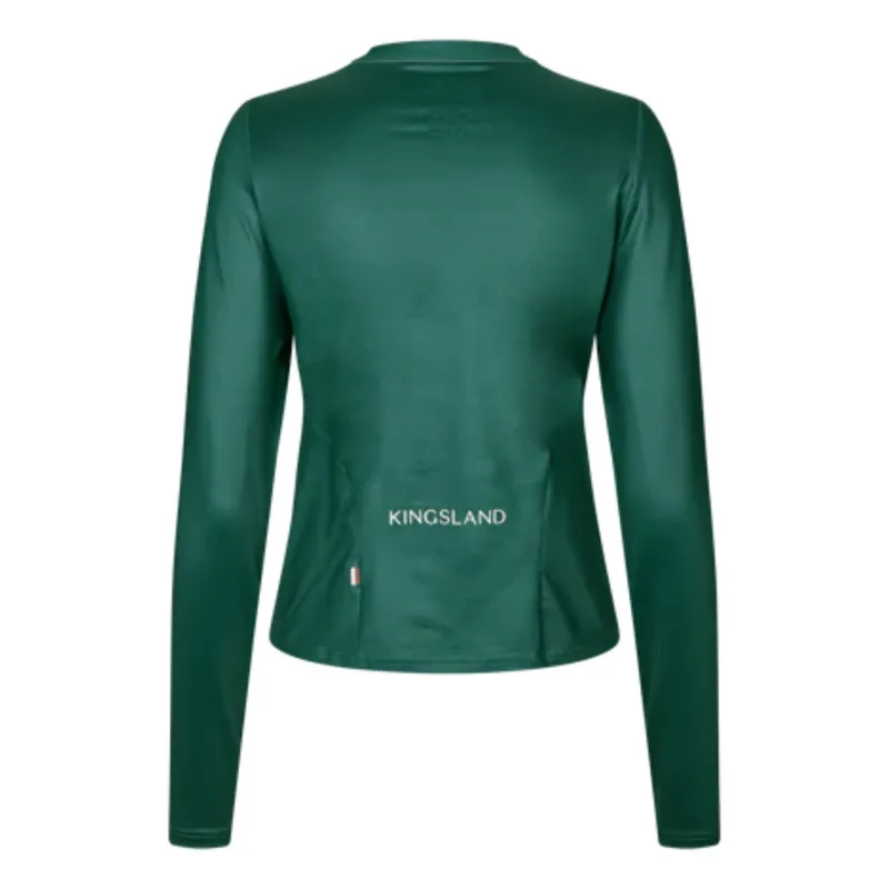 Kingsland KLNico Ladies Training Shirt - Green June Bug-1