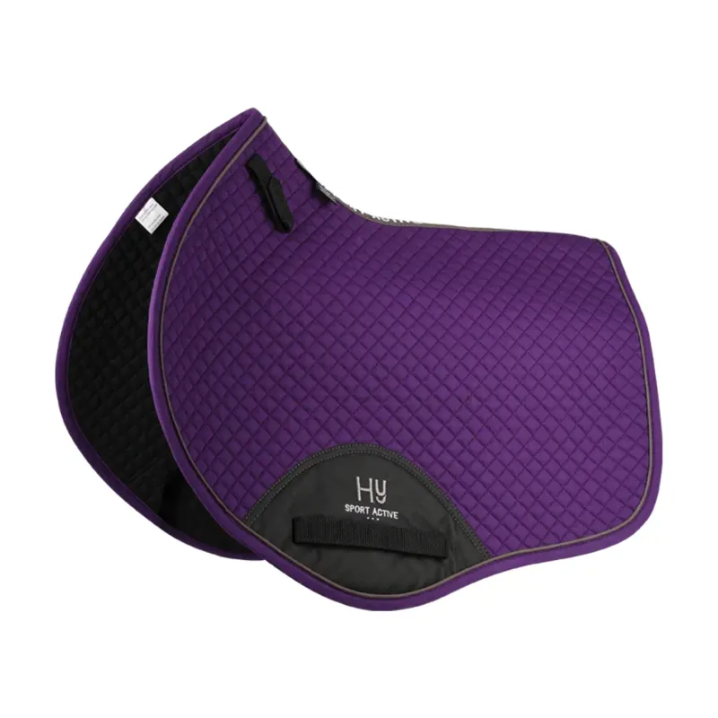 Hy Sport Active Close Contact Saddle Pad - Royal Violet