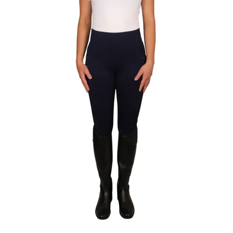 Hy Equestrian Roka Regal Riding Tights - Navy-1