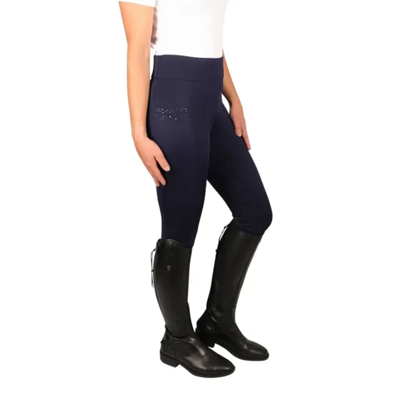 Hy Equestrian Roka Regal Riding Tights - Navy
