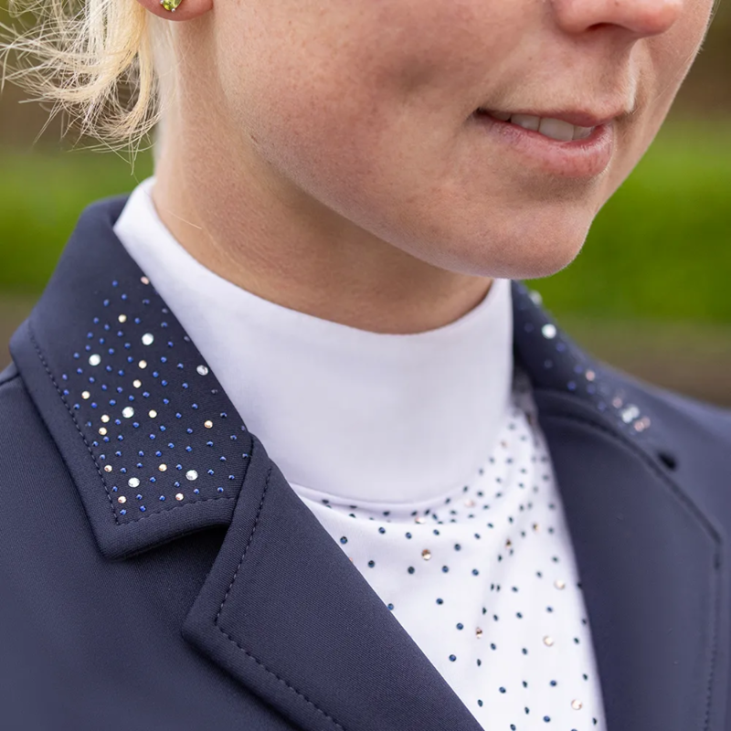 Hy Equestrian Ladies Roka Regal Show Jacket - Navy-3