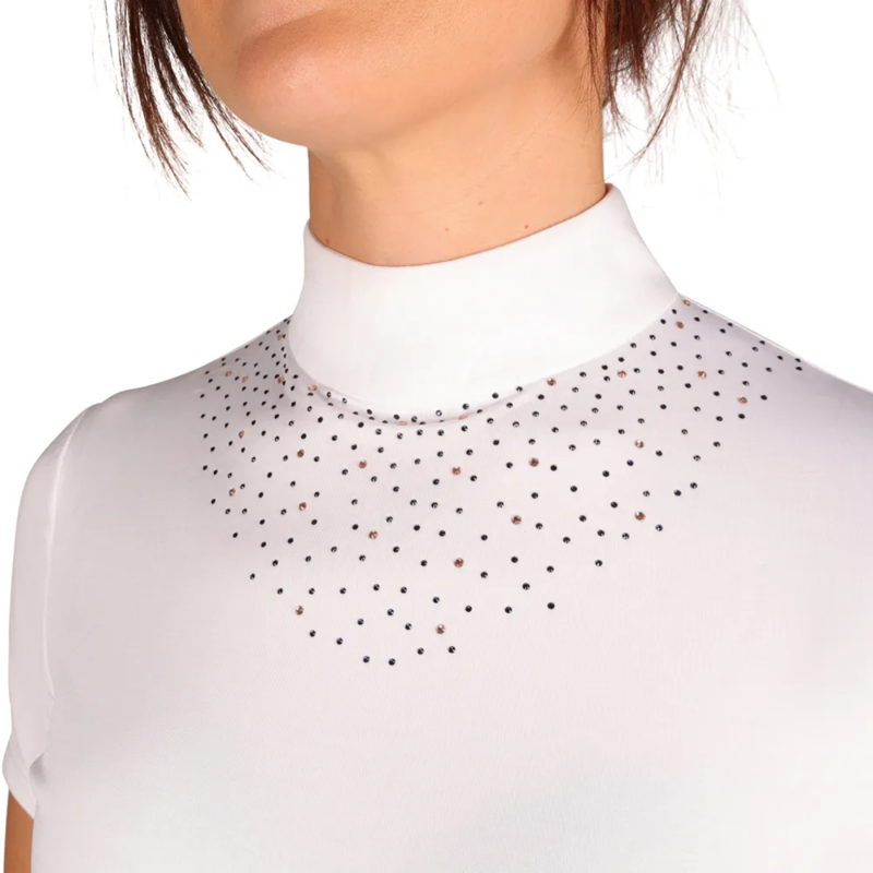 Hy Equestrian Ladies Roka Regal Show Shirt - White-1