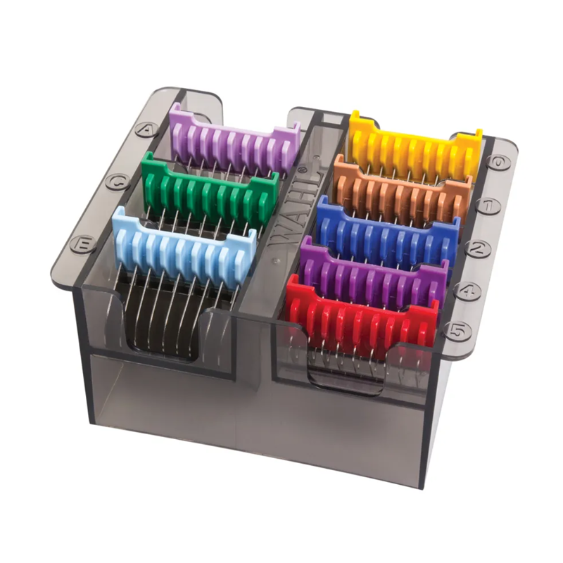 Wahl Stainless Steel Combs in Container-1