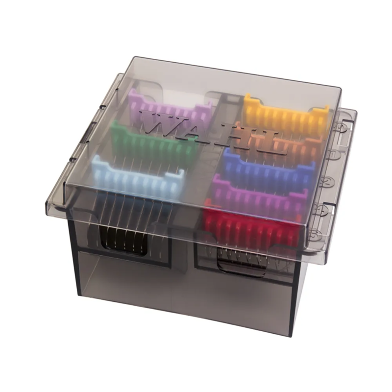 Wahl Stainless Steel Combs in Container-2