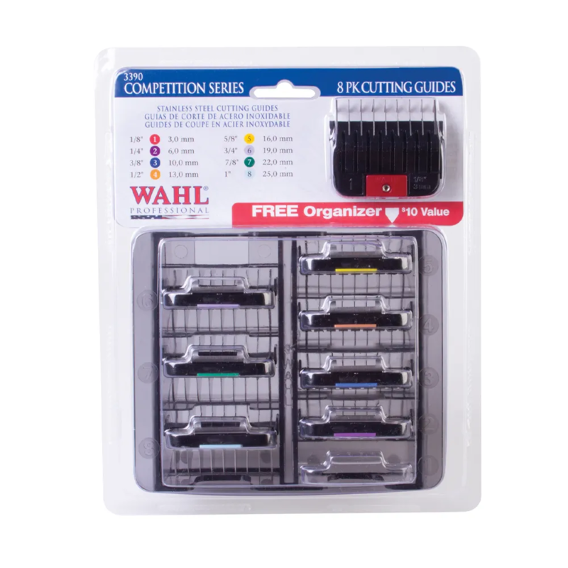 Wahl Stainless Steel Competition Comb Set in Container-1