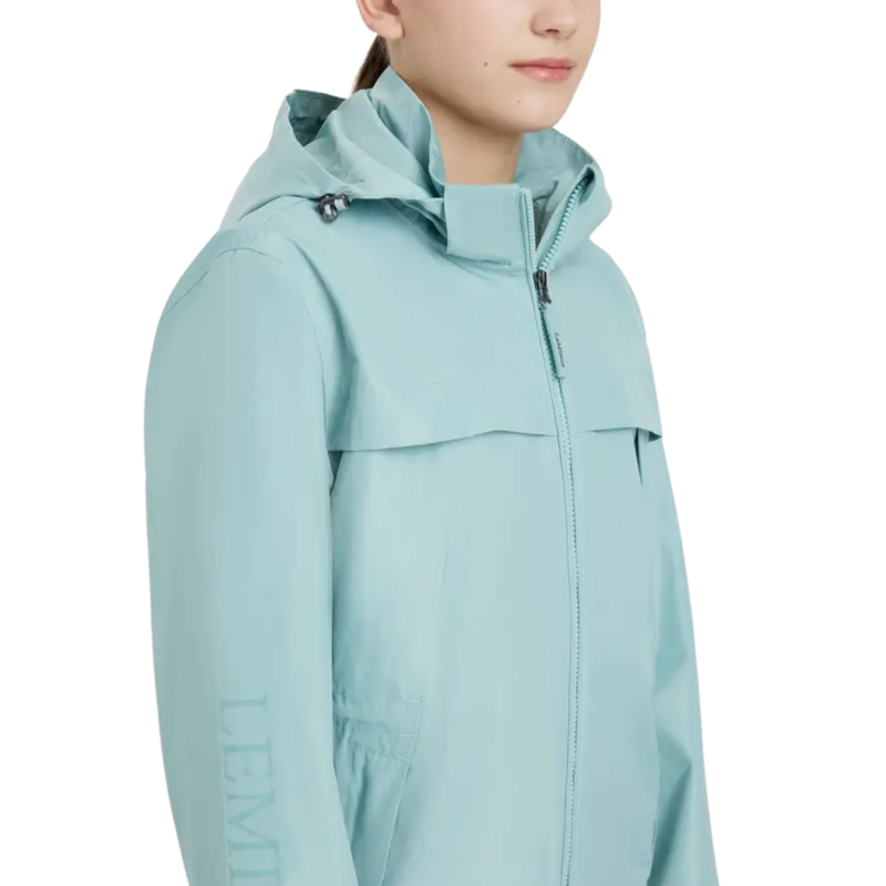 LeMieux Young Rider Dolcie Waterproof Jacket - Aqua-2
