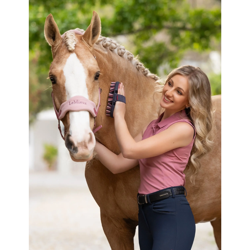 LeMieux Flexi Scrubbing Brush - Peony-1