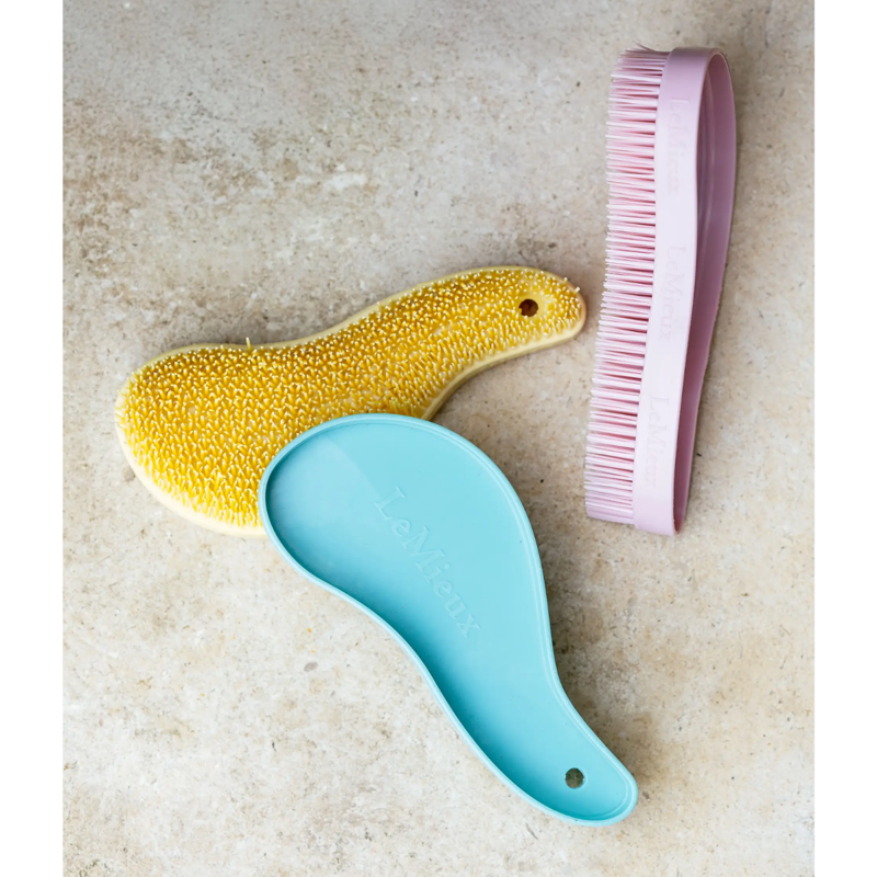 LeMieux Wizard Brush Trio - Mimosa/Blossom/Lagoon-1