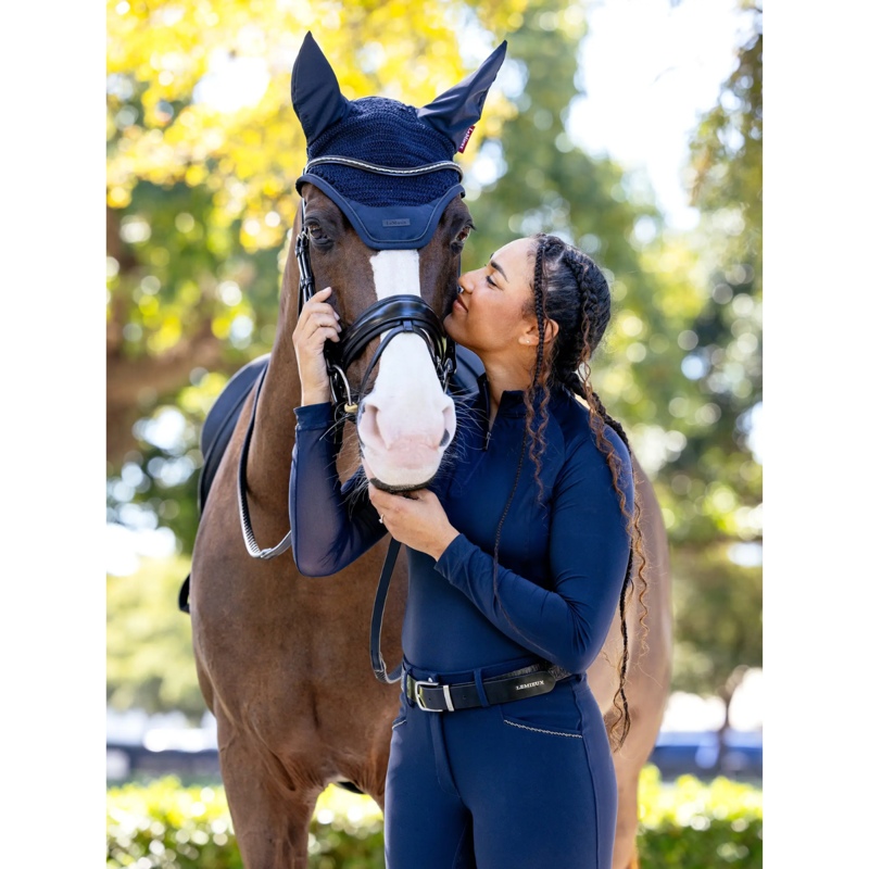 LeMieux Essence Acoustic Fly Hood - Navy-1