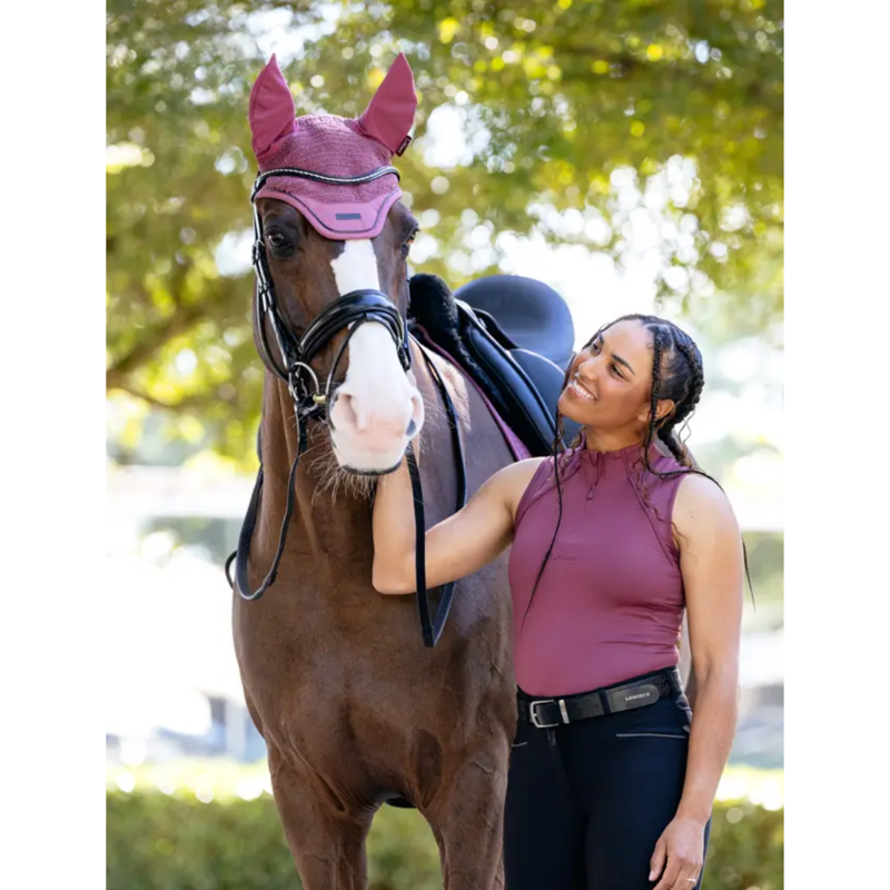 LeMieux Essence Acoustic Fly Hood - Rosewood-1