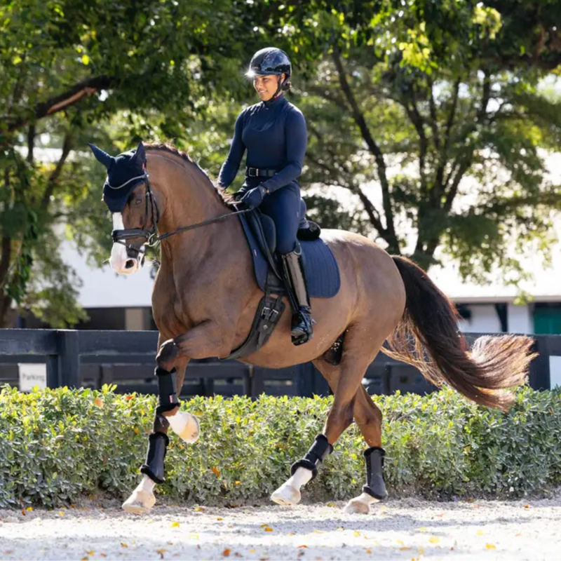 LeMieux Essence Dressage Square - Navy-2