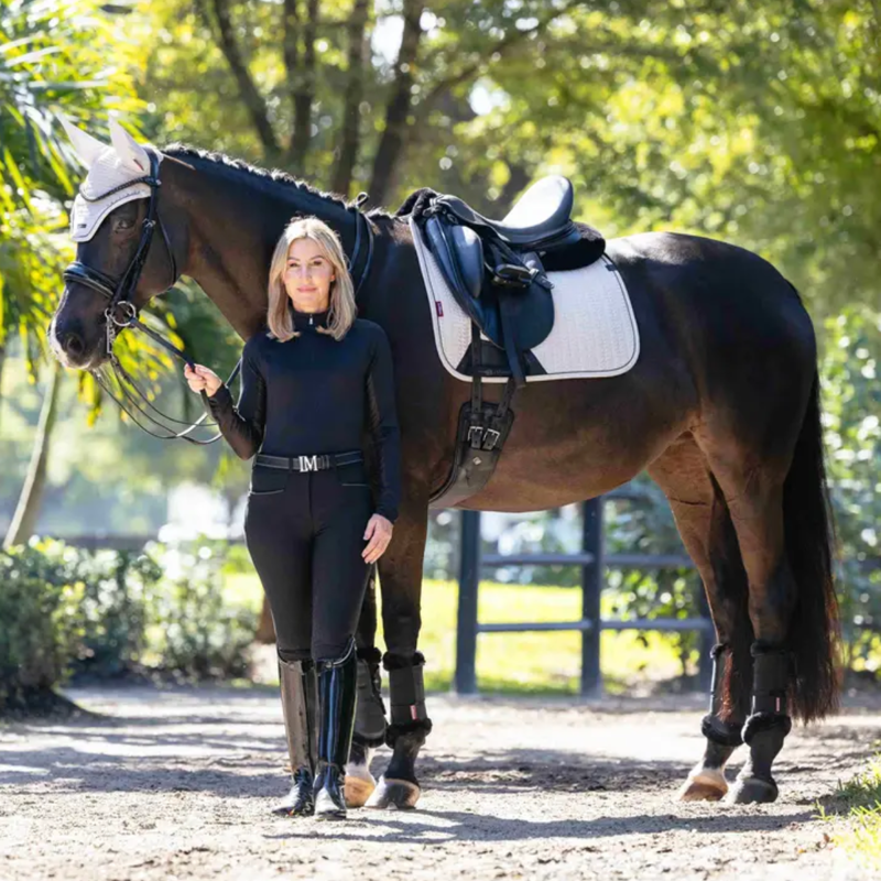 LeMieux Essence Dressage Square - Stone-2