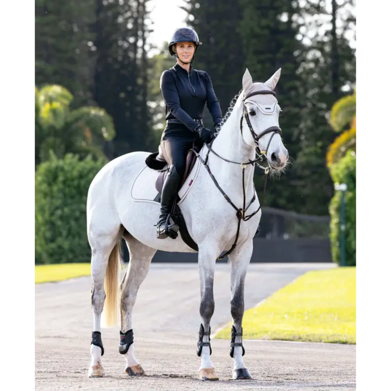 LeMieux Essence Eurojump Square - Stone-2