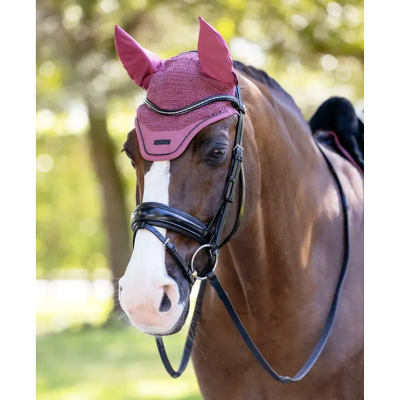 LeMieux Essence Fly Hood - Rosewood-1