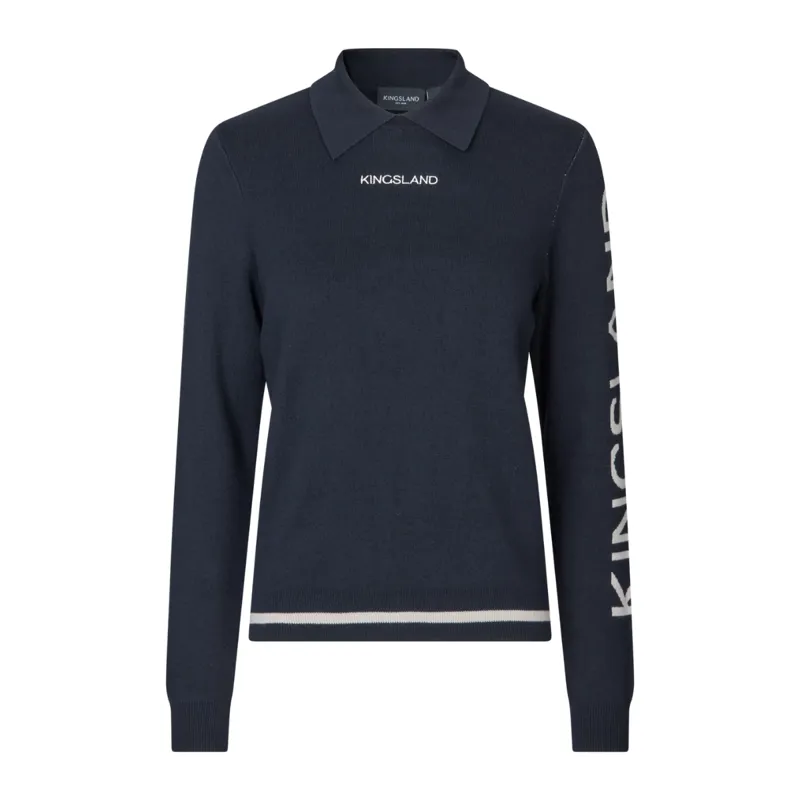 Kingsland KLNalin Ladies Knitted Polo Shirt - Navy