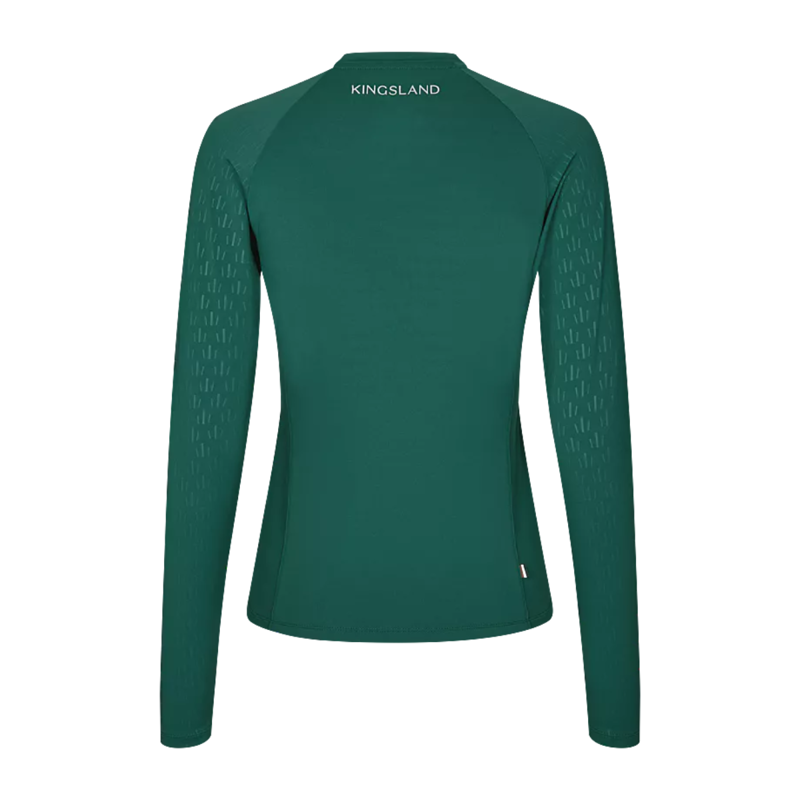 Kingsland KLNico Ladies Round Neck Shirt - Green June Bug-1