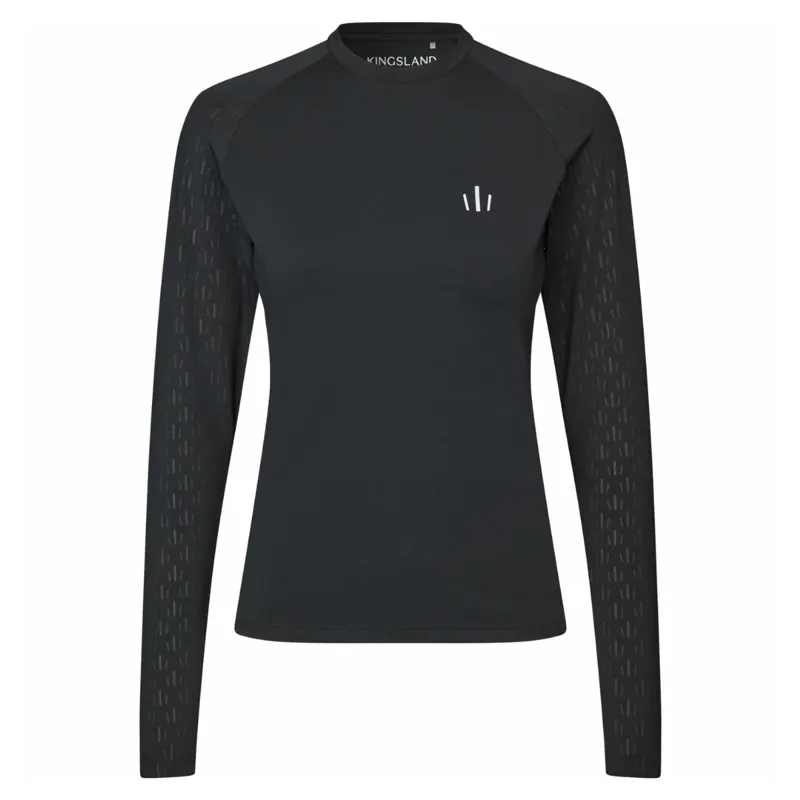 Kingsland KLNico Ladies Round Neck Shirt - Black