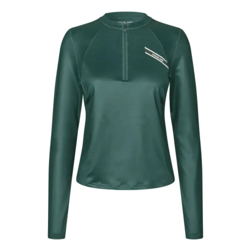 Kingsland KLNico Ladies Training Shirt - Green June Bug