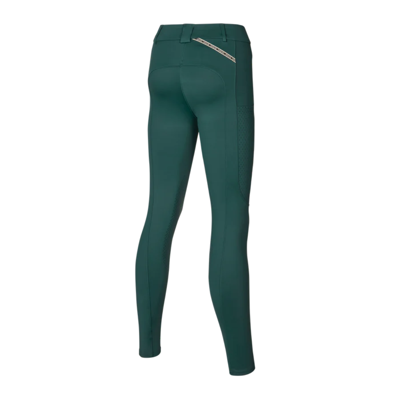 Kingsland KLKaya Ladies H Shape K-Grip Breeches - Green June Bug-1