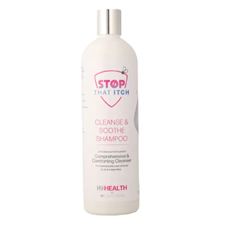 HyHEALTH STOP THAT ITCH Cleanse And Soothe Shampoo by Hy Equestrian - 500ml