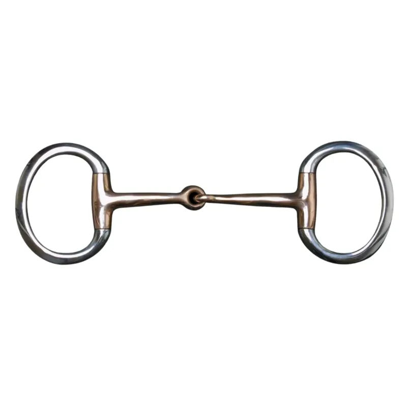 Shires Copper Mouth Eggbutt Snaffle Bit