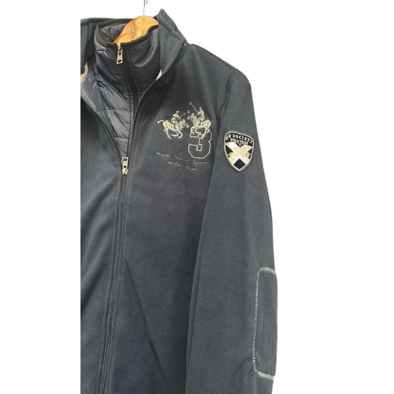 HV Polo Men's Hames Fleece Jacket - Navy-3