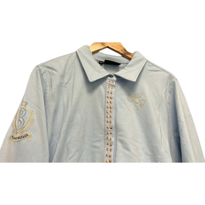 HV Polo Ladies Megan Shirt - Soft Blue-2