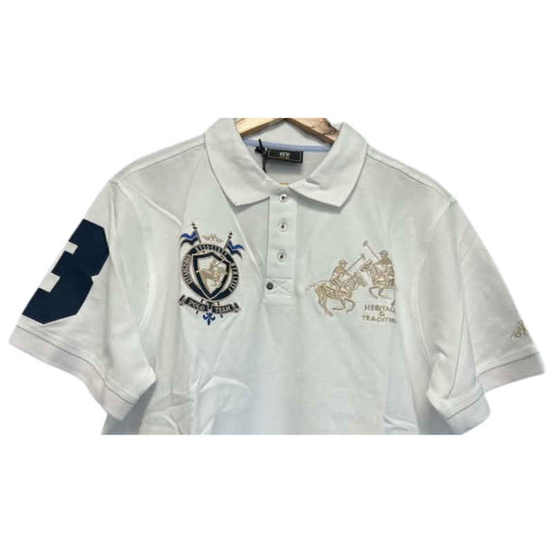 HV Polo Men's Heckman Polo Shirt - White-2