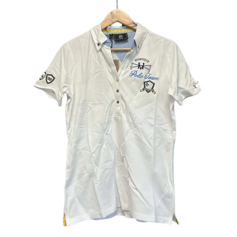 HV Polo Ladies Maiden Polo Shirt - White