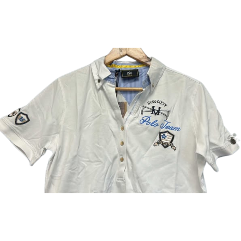 HV Polo Ladies Maiden Polo Shirt - White-2