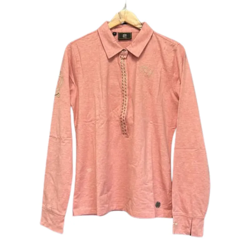 HV Polo Ladies Megan Shirt - Blush Melange