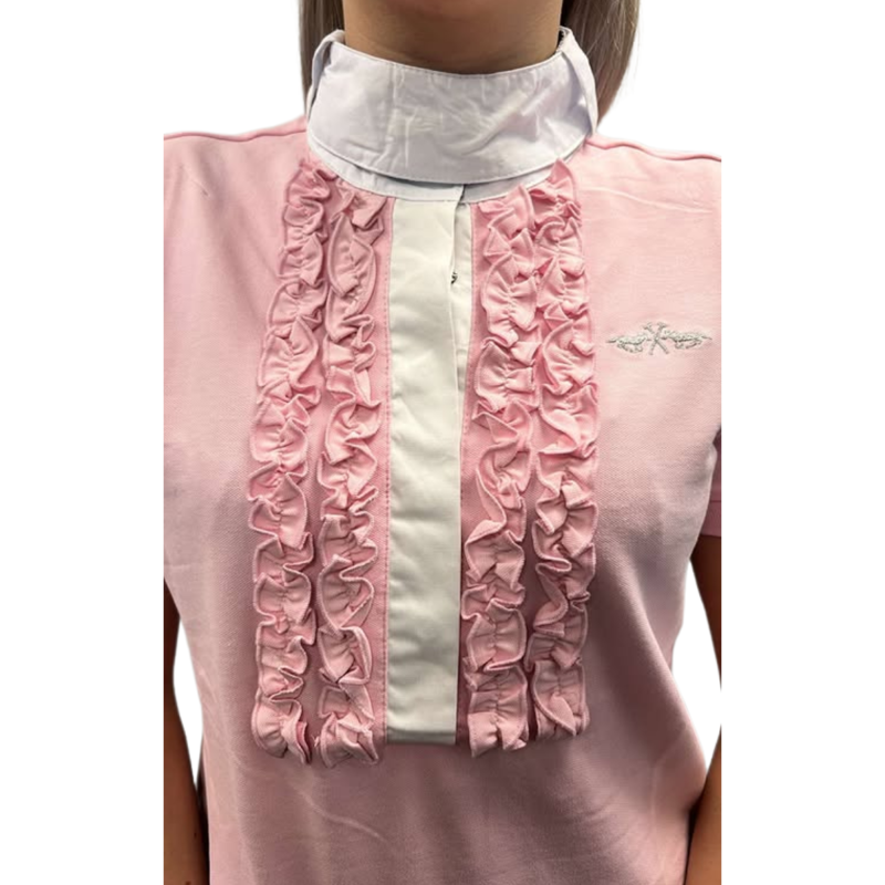 HV Polo Ladies Varela Dressage Shirt - Pink-2