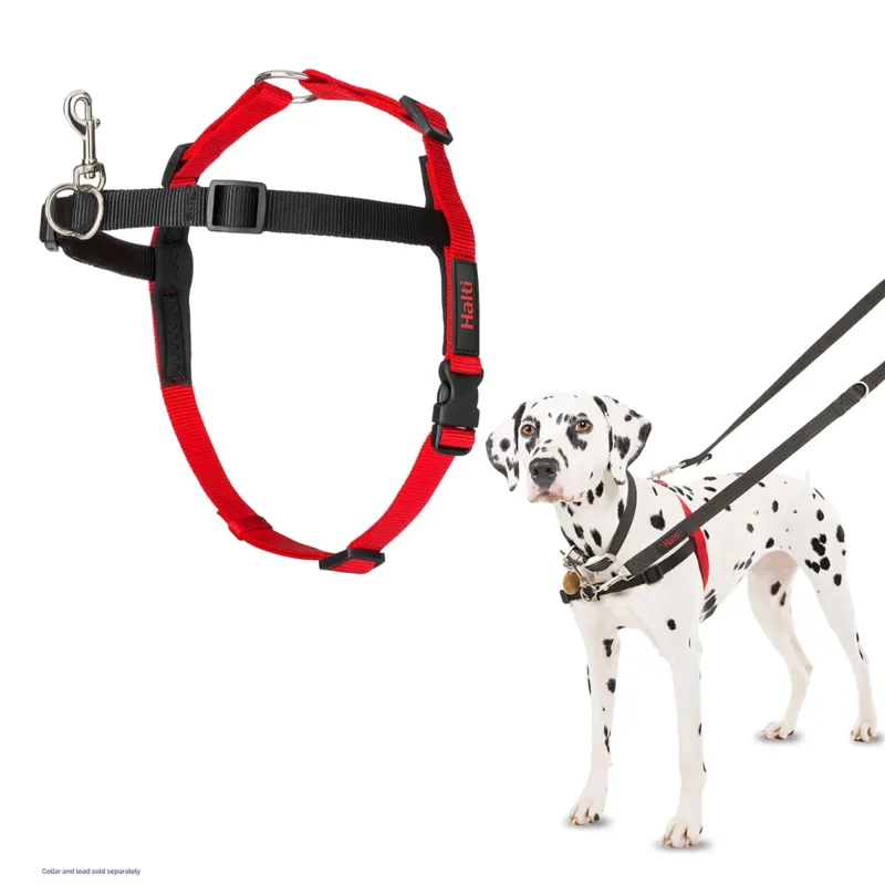 Halti Front Control Harness - Black/Red