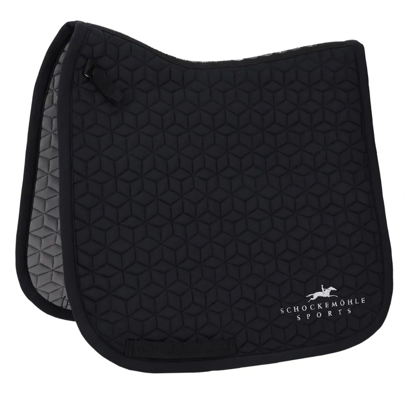 Schockemohle SPThalia D Style Saddlepad - Dark Grey Logo - Full