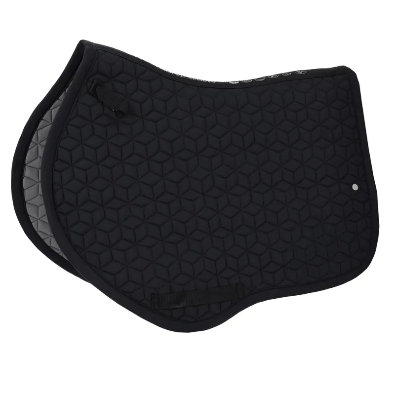 Schockemohle SPThalia S Style Saddlepad - Dark Grey Logo - Full