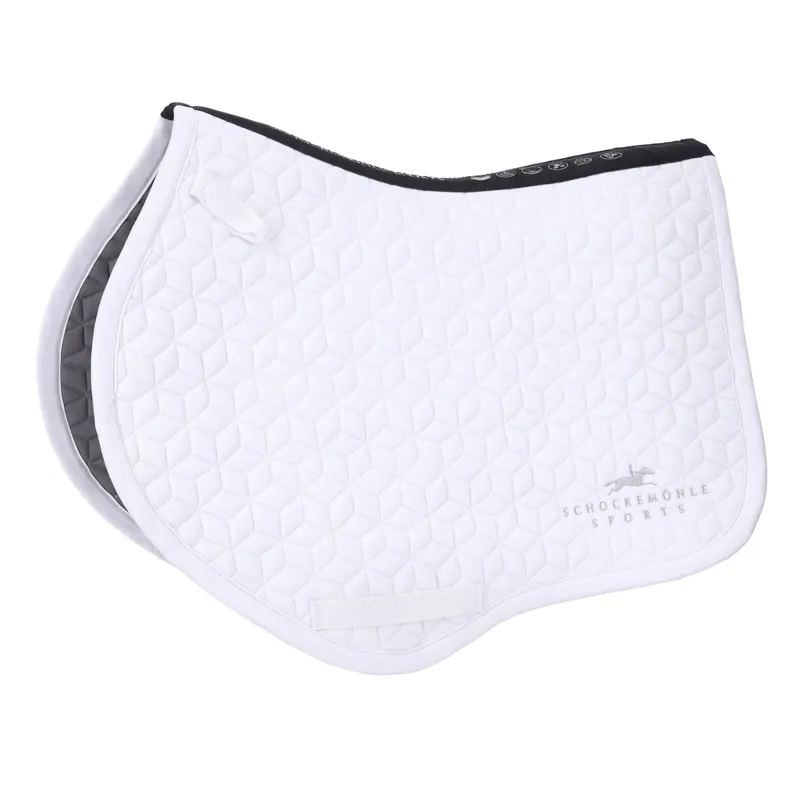 Schockemohle SPThalia S Style Saddlepad - Optical White Logo - Full