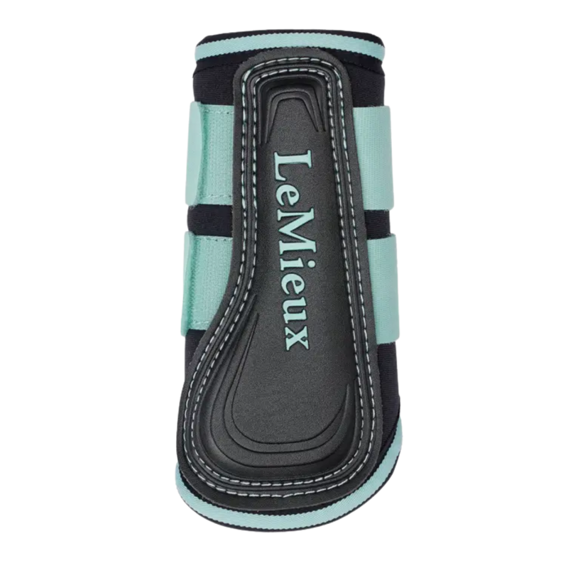 LeMieux Mini Brushing Boots - Aqua-1
