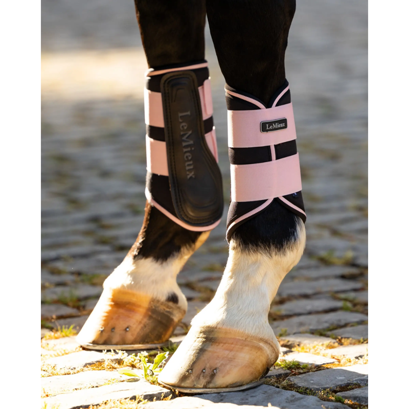 LeMieux Grafter Brushing Boots - Blossom-3