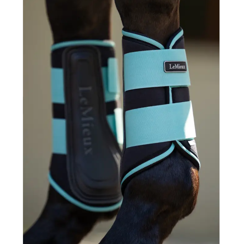 LeMieux Grafter Brushing Boots - Lagoon-2