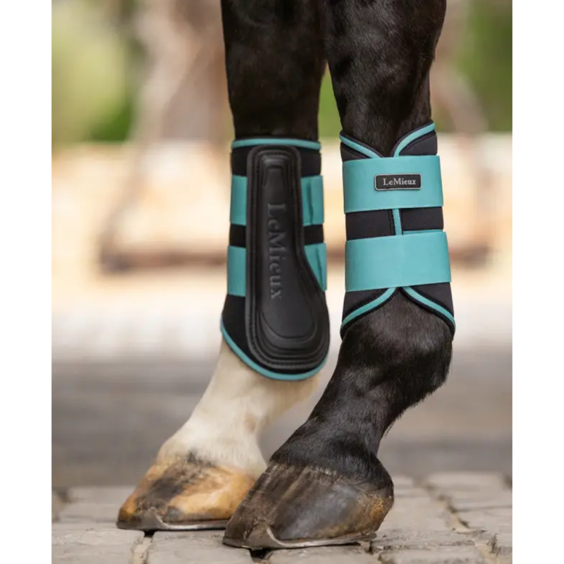 LeMieux Grafter Brushing Boots - Lagoon-3