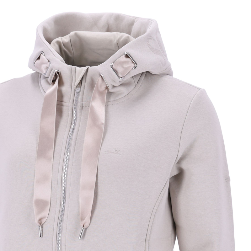 Schockemohle Ladies SPCathy Style Hoodie - Chalk-1