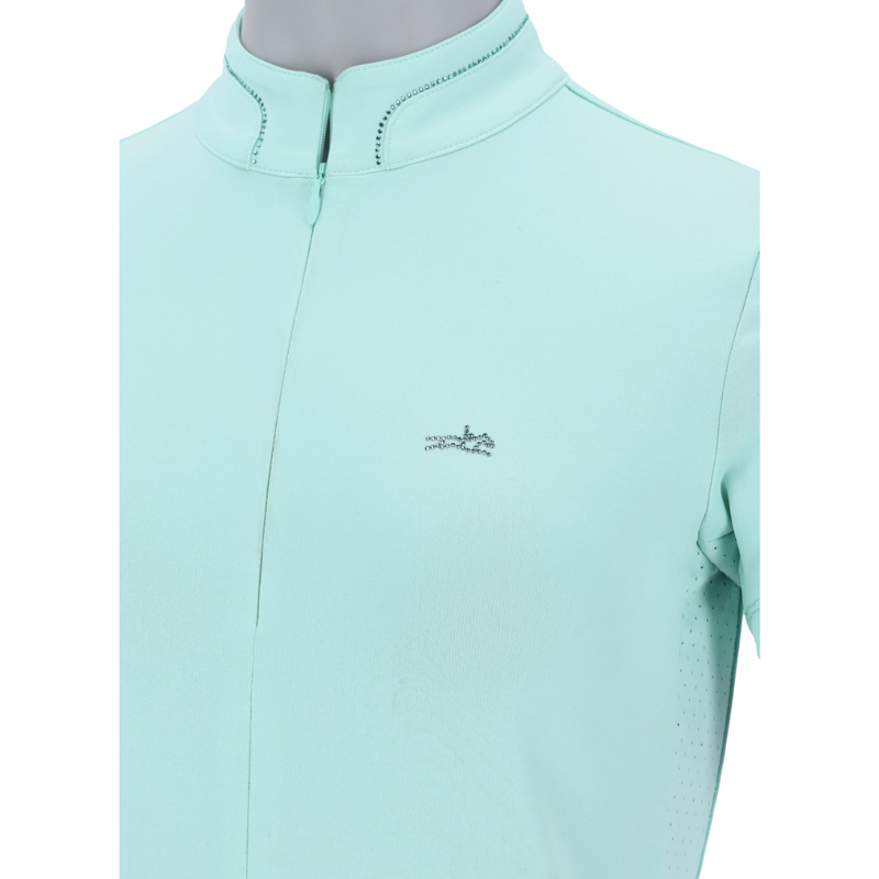 Schockemohle SPPoppy Style Shirt - Aqua Sea-2