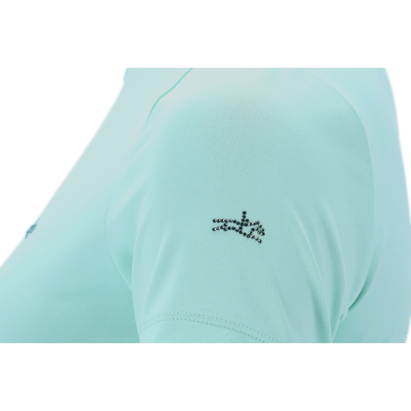 Schockemohle SPPoppy Style Shirt - Aqua Sea-3